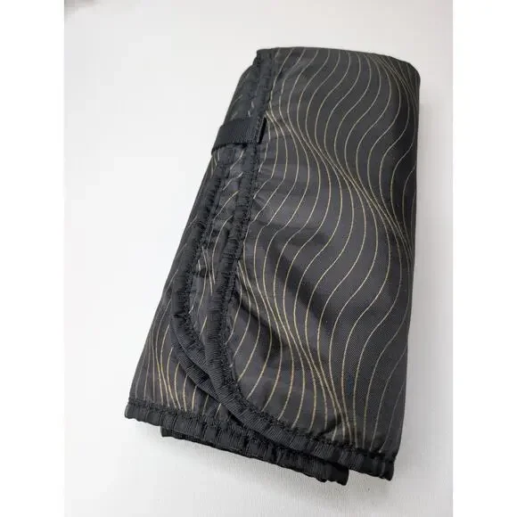 Rosie Pope Pregnant In Heals black Nylon pebbled leather diaper bag black - Picture 11 of 13